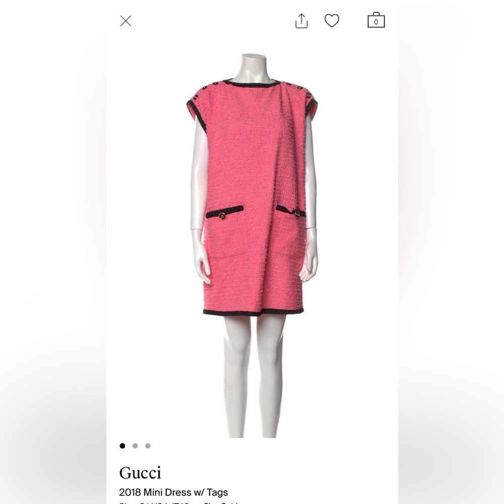 Gucci mini dress -never worn tags on